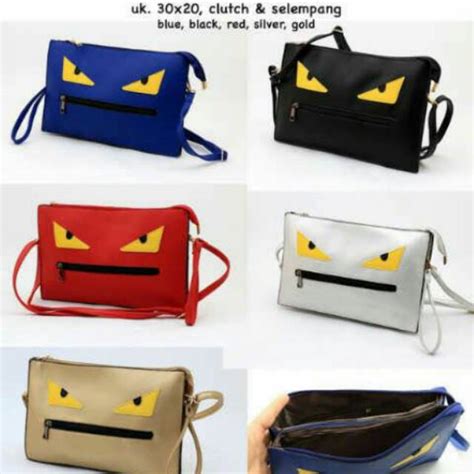 jual fendi monster clutch|Fendi online shopping.